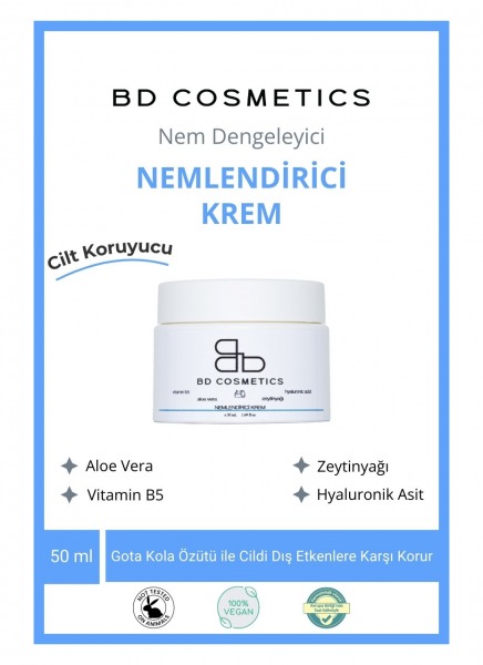 BD COSMETICS NEMLENDİRİCİ KREM 50 ml
